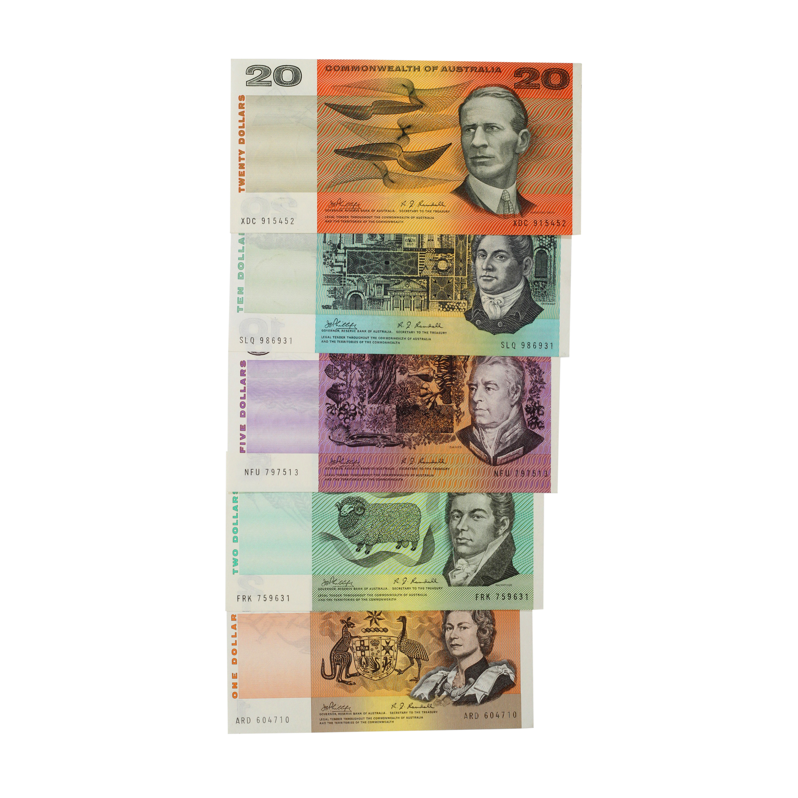 2111. · Phillips/Randall, $1 - $20, 1968, UNC