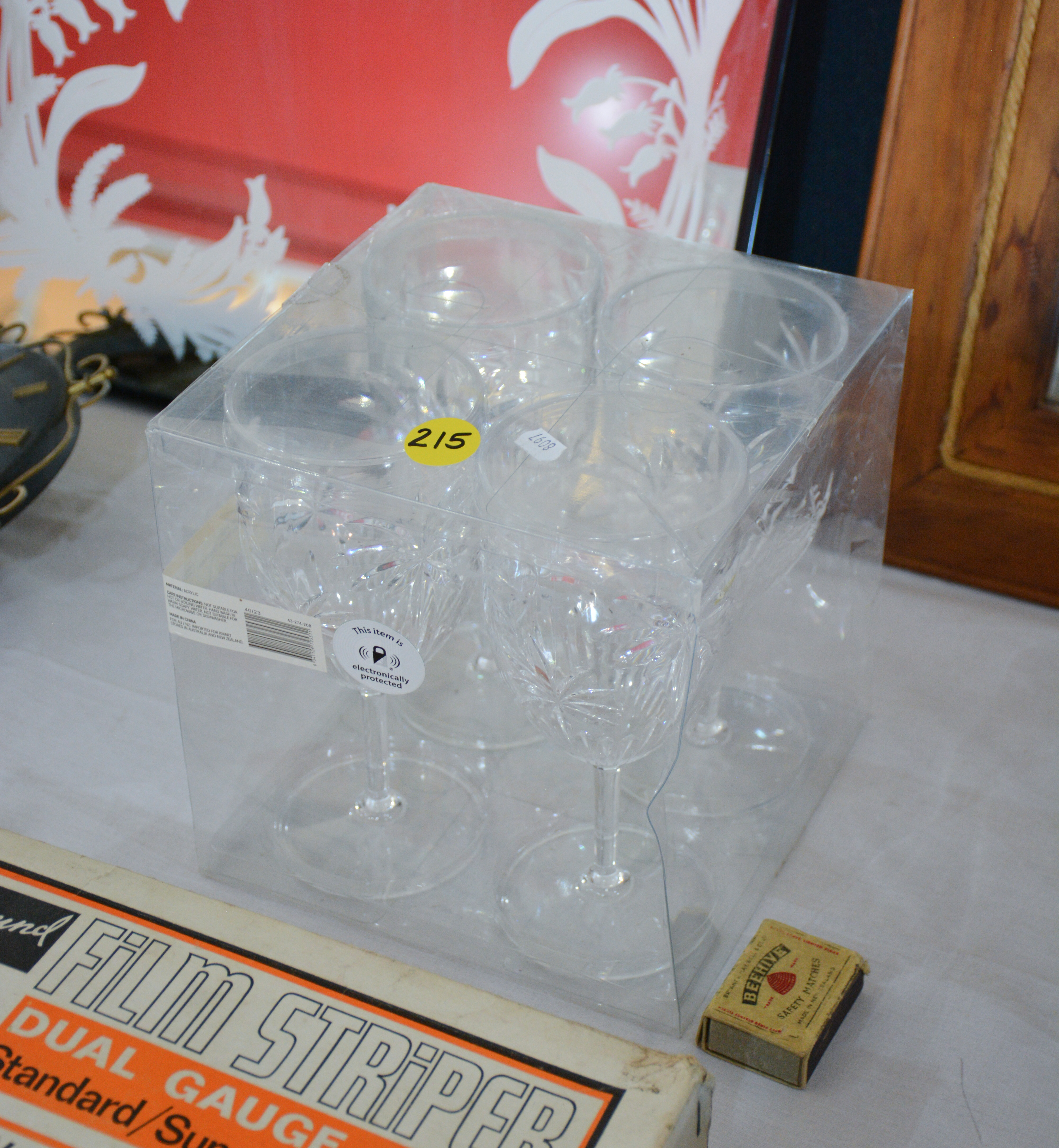 Anko New Wine Glasses x 4 — sold at auction in New Zealand for $10