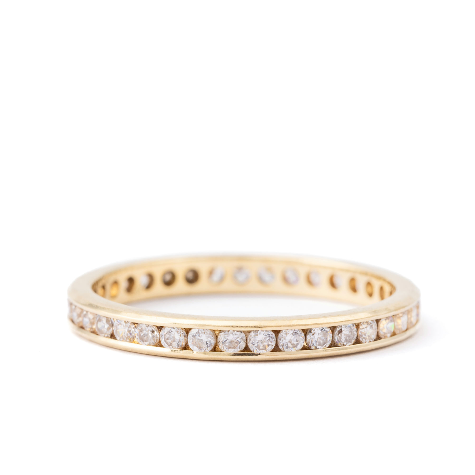 Diamond Band 14ct Gold,