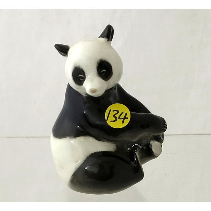 A MID 20TH CENTURY USSR PORCELAIN PANDA BEAR.