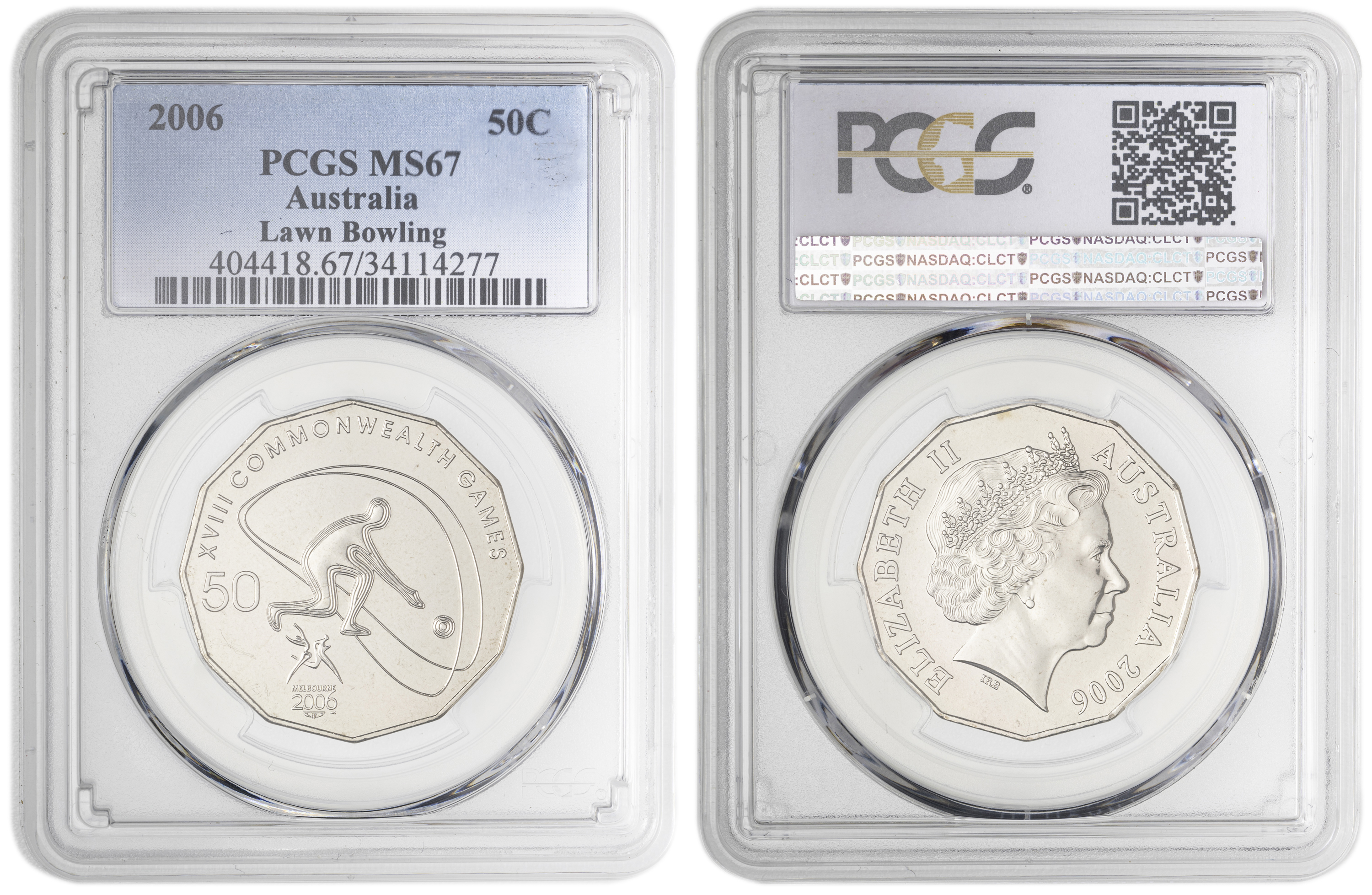 Lawn Bowling , Fifty Cent, 2006, PCGS MS67