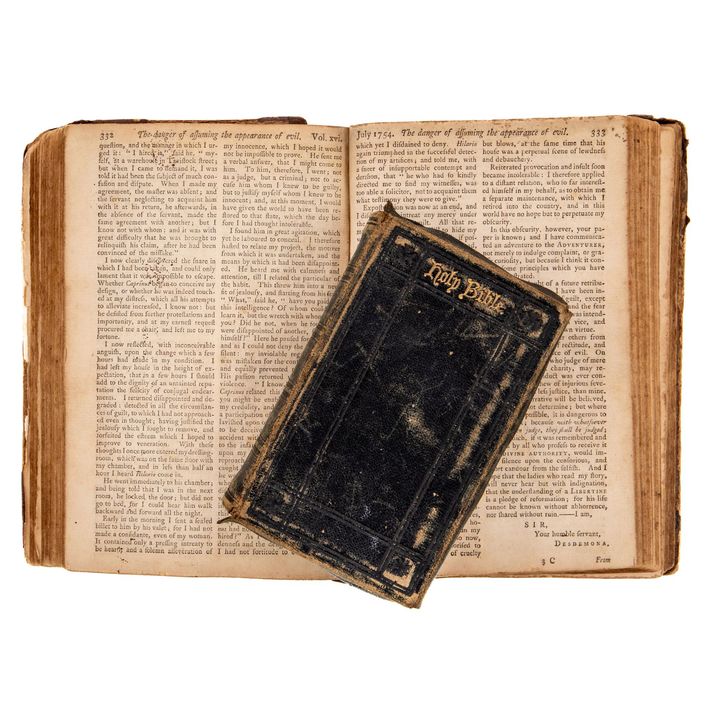William Collins & Sons Holy Bible, 1888,  Poor