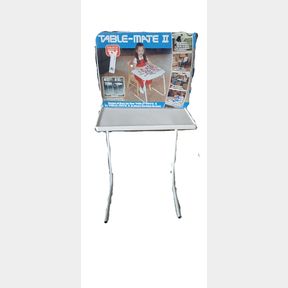 TV Tray Adjustable Folding Table with Cup Holder ngt