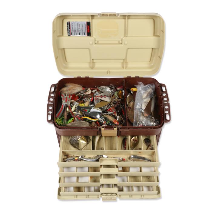 Blackhawk 6 Fishing Tackle Box Loaded with Hooks, Lures, Line, plus more -  McSherry Auction Service Ltd.