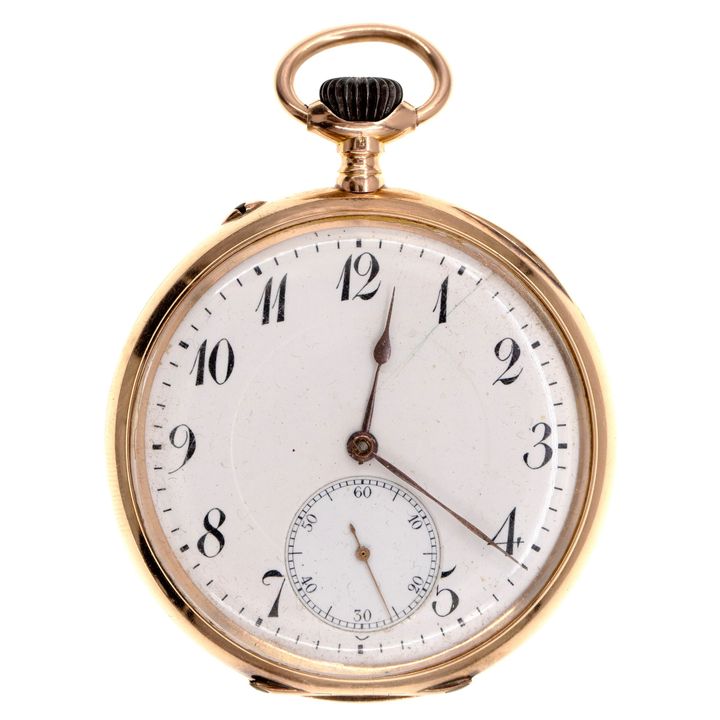 Switzerland, International Watch Company (IWC), 14ct Yellow Gold Pocket Watch, 1890s, VGC