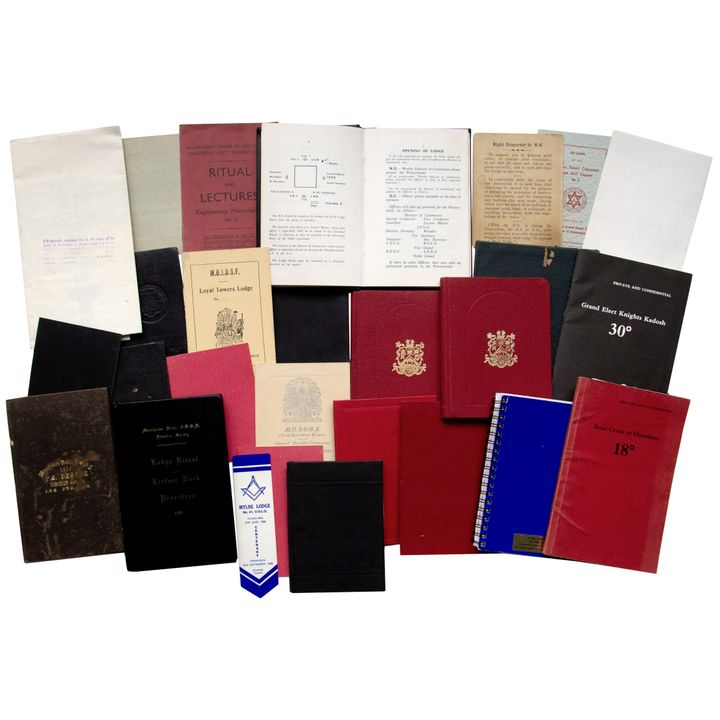 Masonic Books, 1890 - 1980, Accumulation VGC