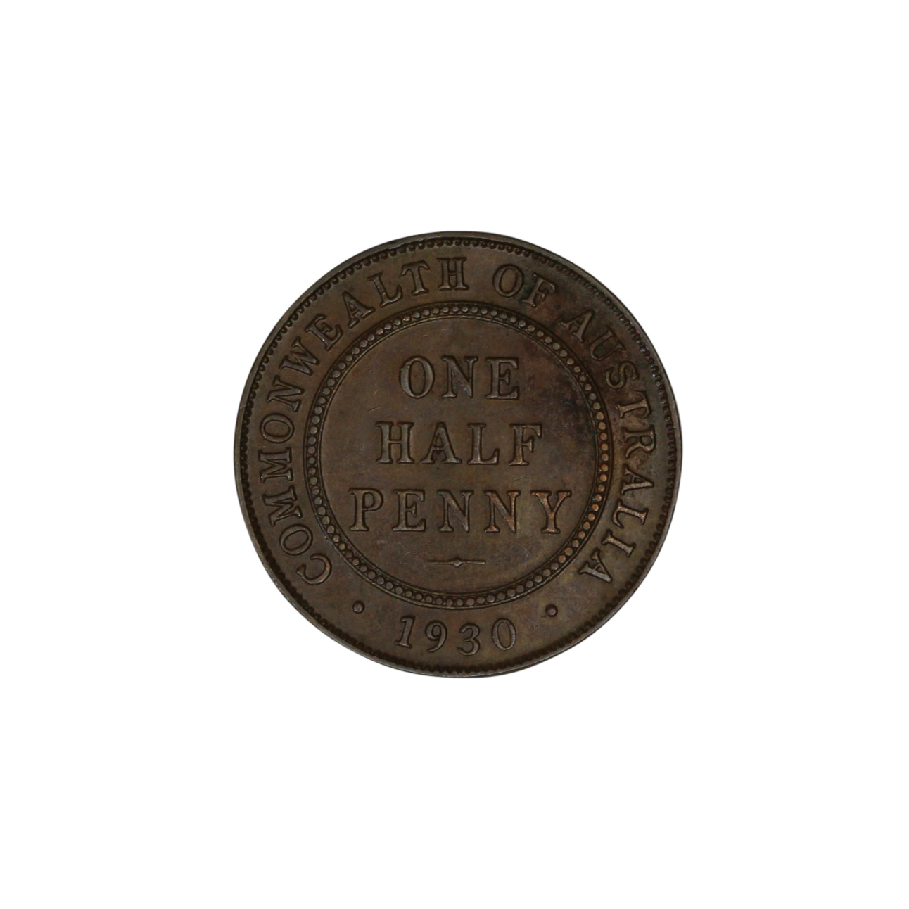 895. · Halfpenny, 1930, aUNC