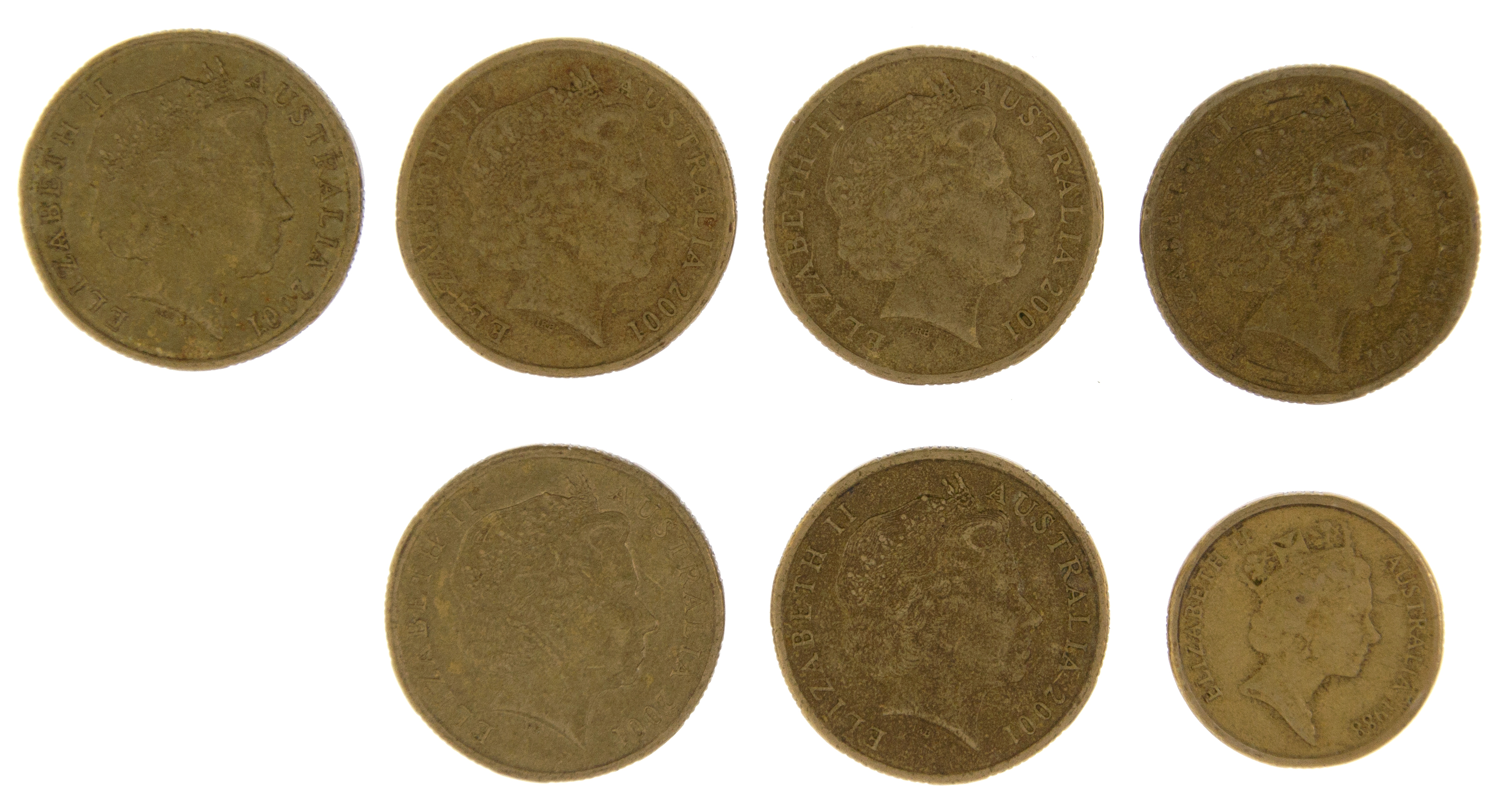 Accumulation, Elizabeth II, One Dollar, 2001, F - EF