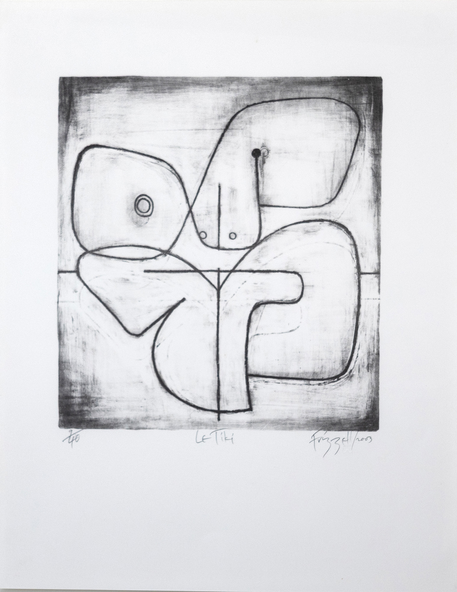 Dick Frizzell 'Le Tiki' — sold at auction in New Zealand for $750