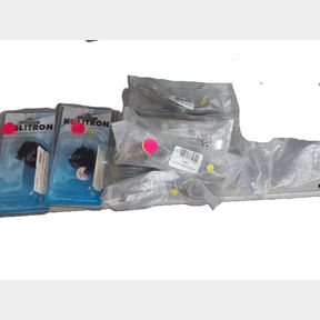 Jamie Door Handles/Bag with clear PVC suction cups/Swithces DPST x2