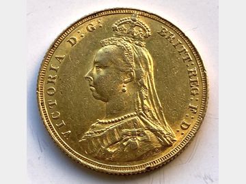 1887 VICTORIA JUBILEE HEAD GOLD SOVEREIGN