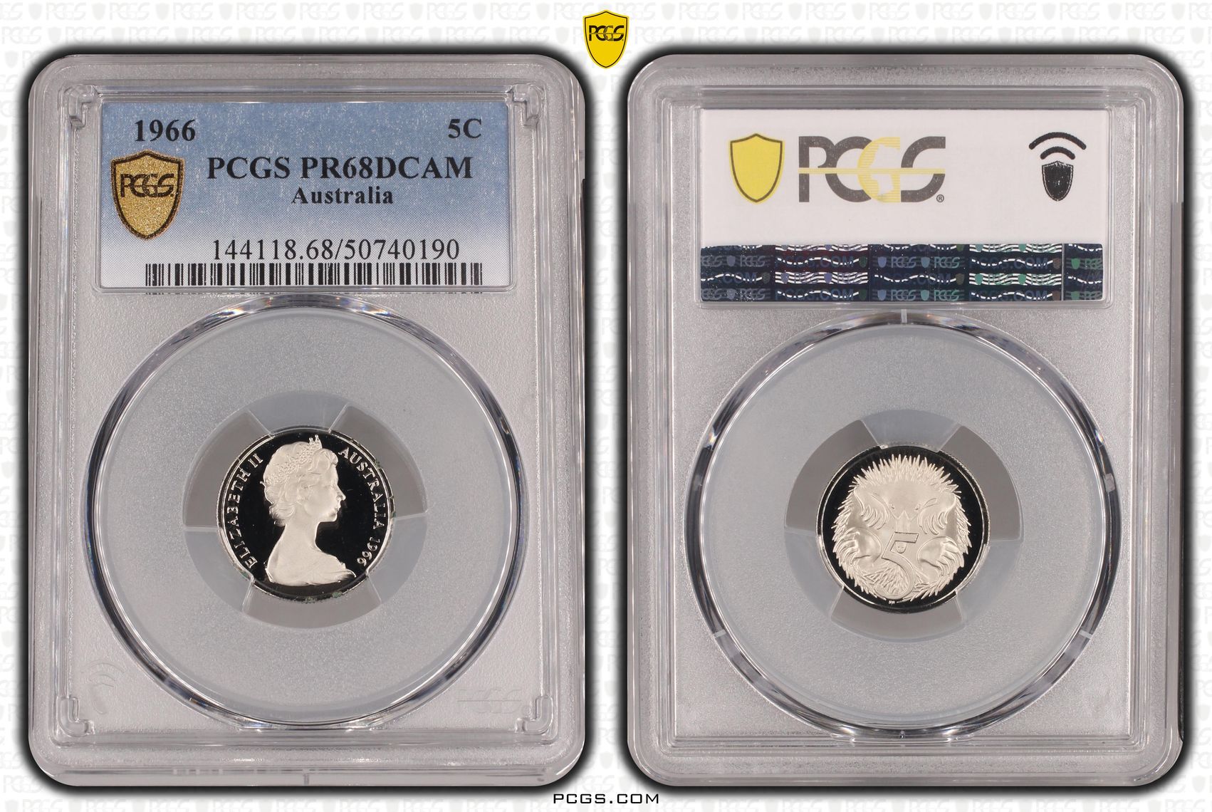 Five Cent, 1966, PCGS PR68DCAM