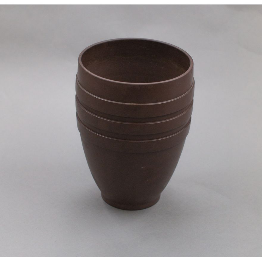 Keith Murray for Wedgwood - Rare large bronze basalt vase