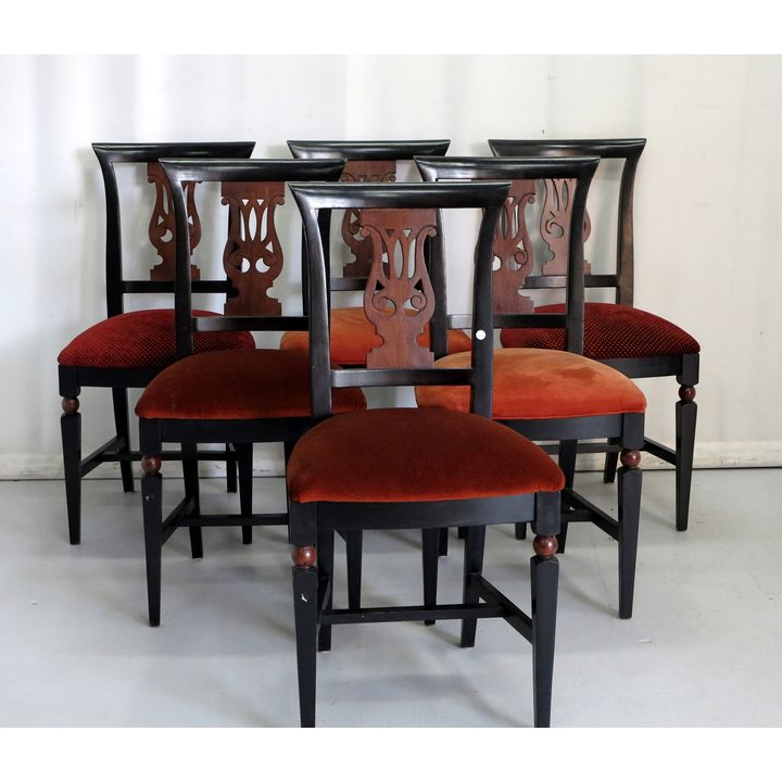 SET OF 6 DINING CHAIRS