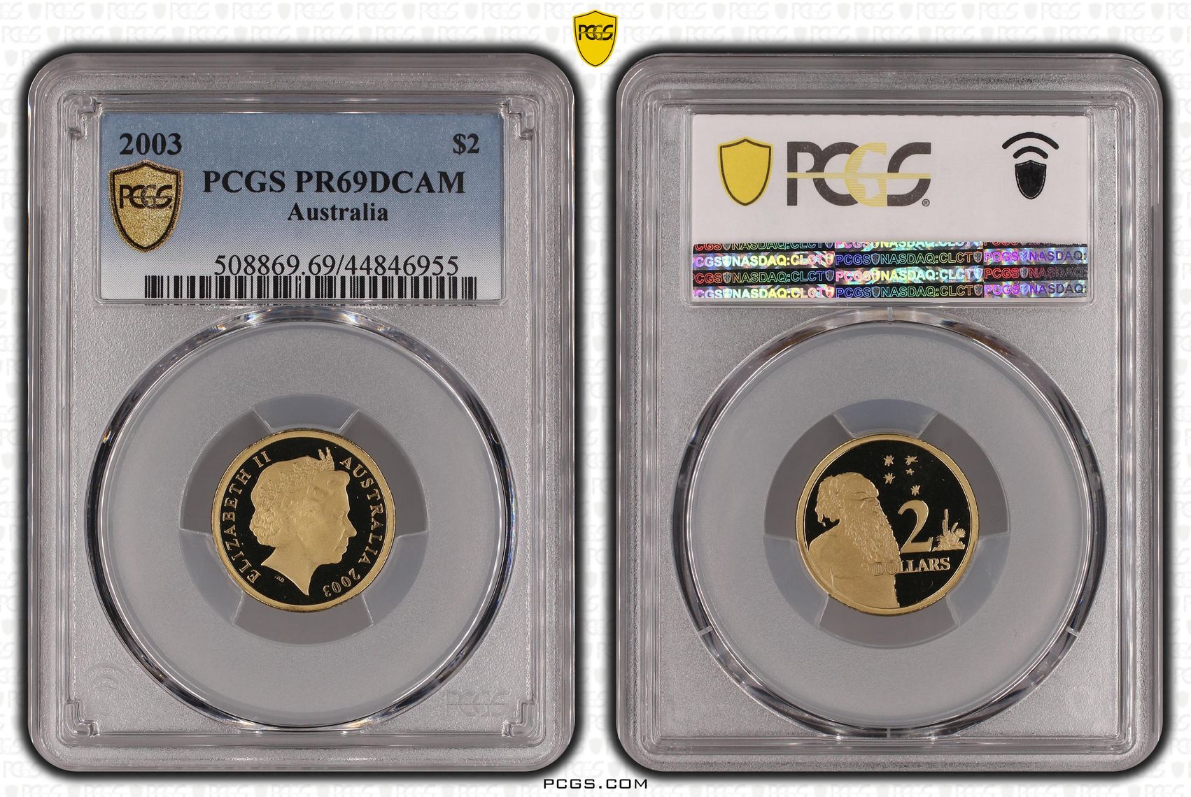 Two Dollar, 2003, PCGS PR69DCAM