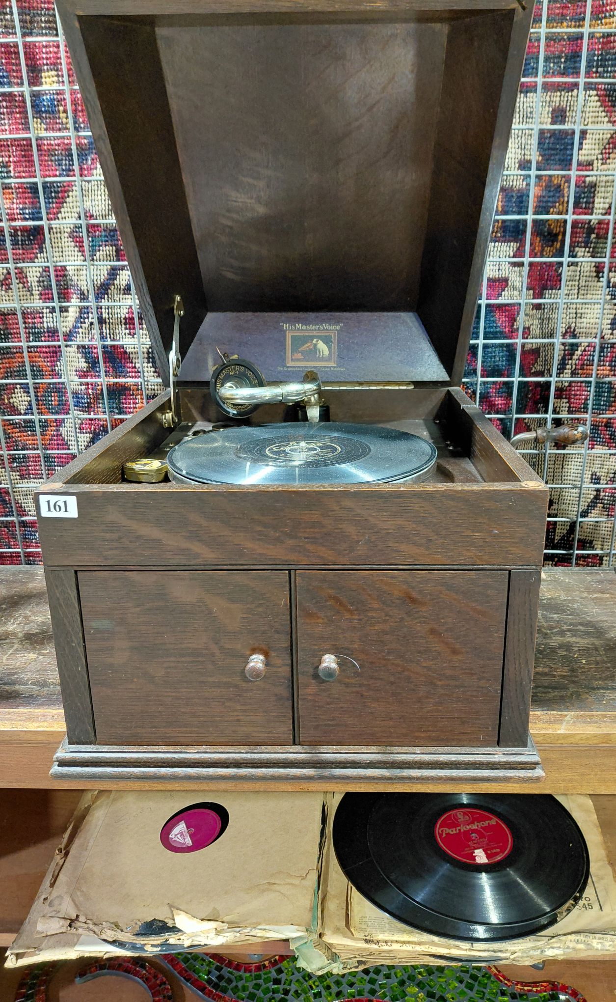 161 · HIS MASTER'S VOICE GRAMOPHONE