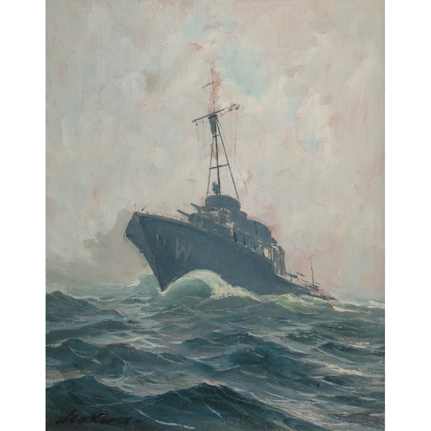 Marian Mokwa | ORP Wicher, przed 1939 r.