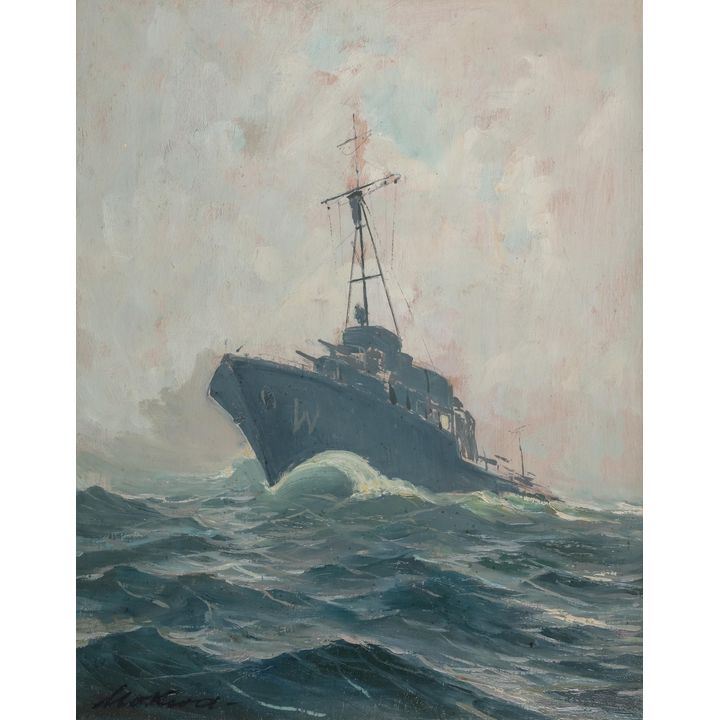 Marian Mokwa | ORP Wicher, przed 1939 r.