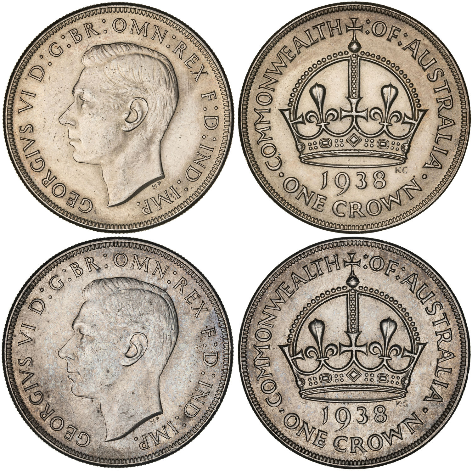 George VI, Crown, 1938, EF - gEF