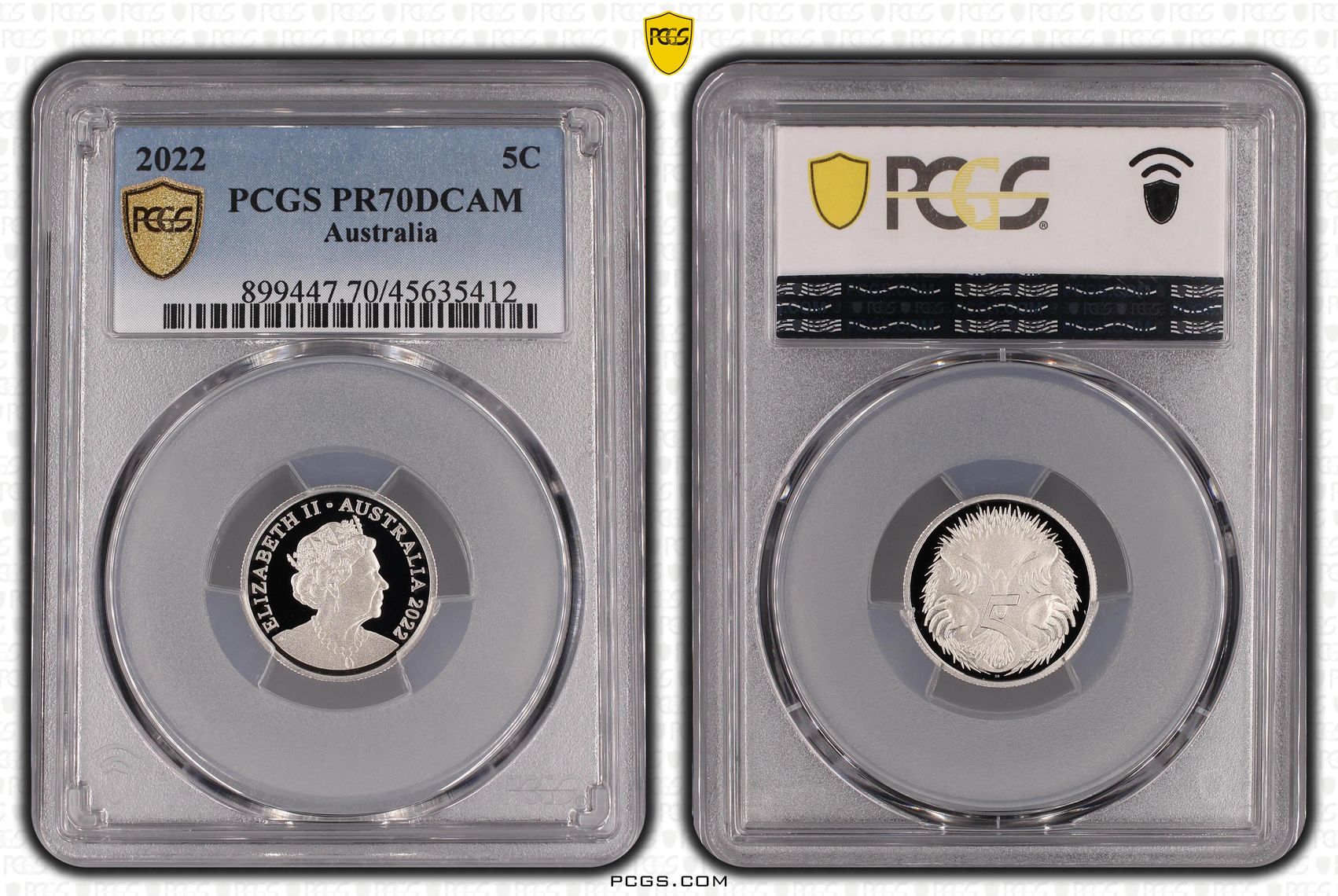 Five Cent, 2022, PCGS PR70DCAM