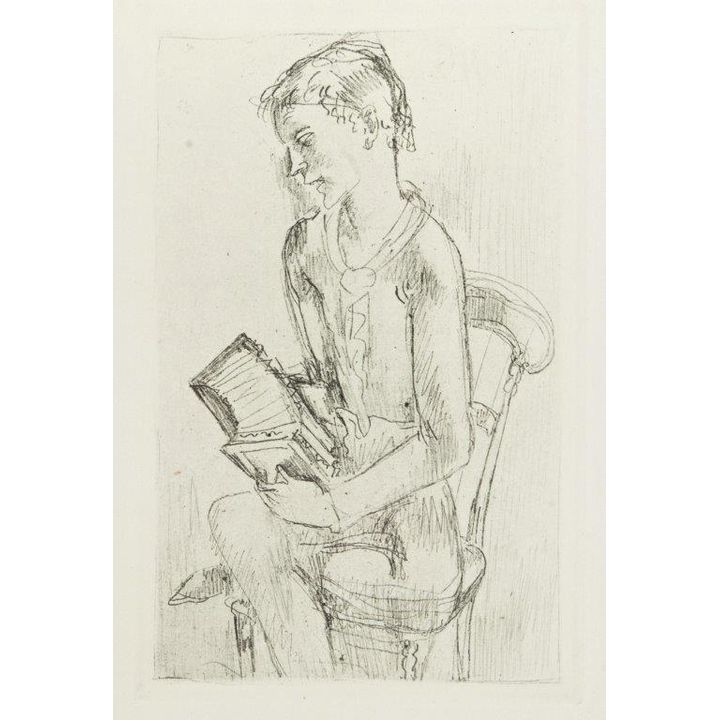 Eugeniusz Zak | Chłopiec z harmonią, 1929