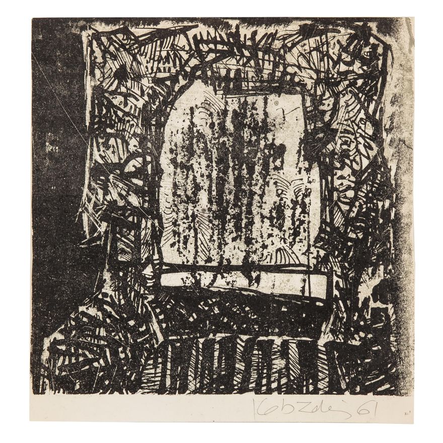 Aleksander Kobzdej | Bez tytułu, 1961