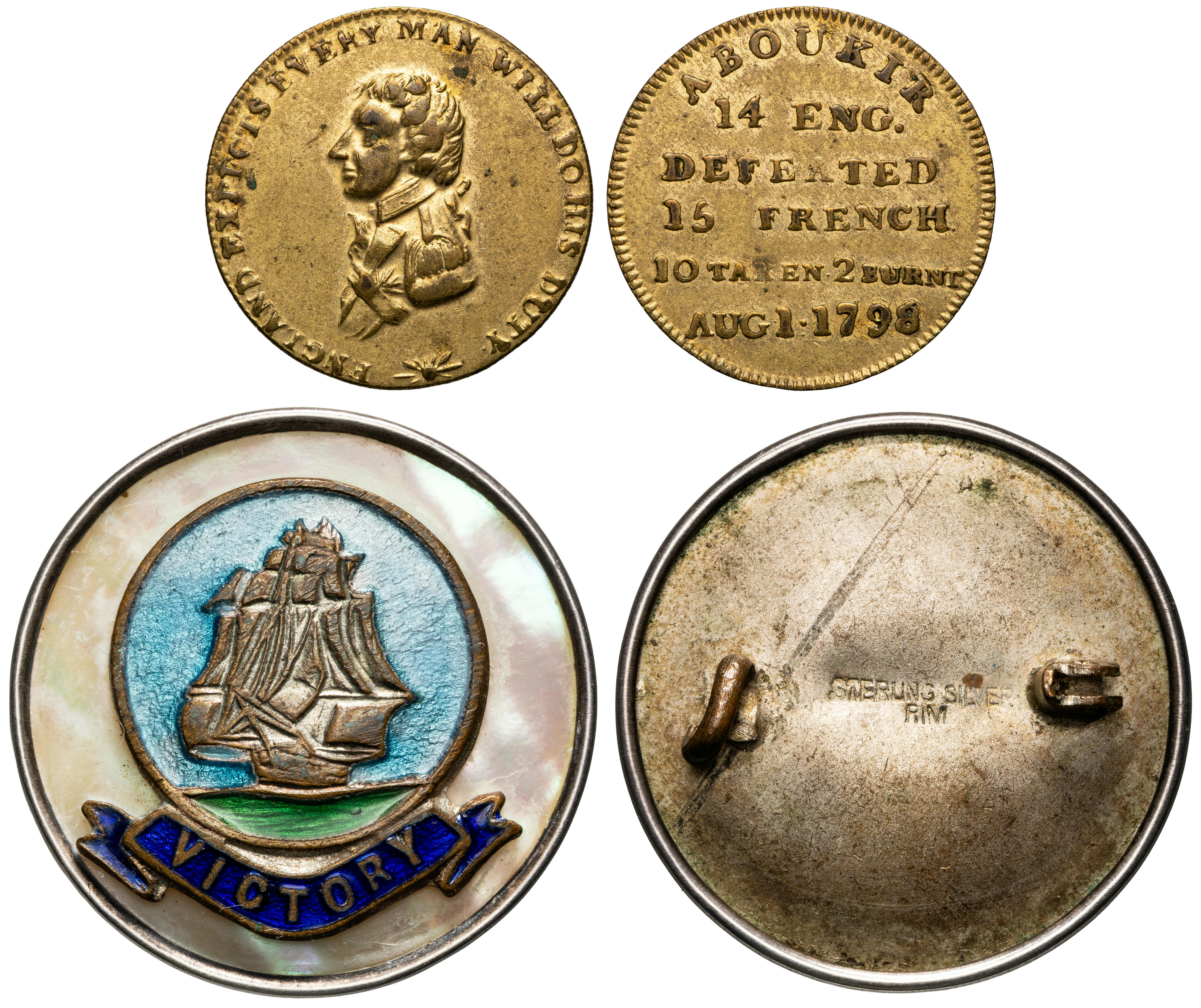 Great Britain, Nelson, Battle of the Nile, Aboukir, 1798, VF -gEF
