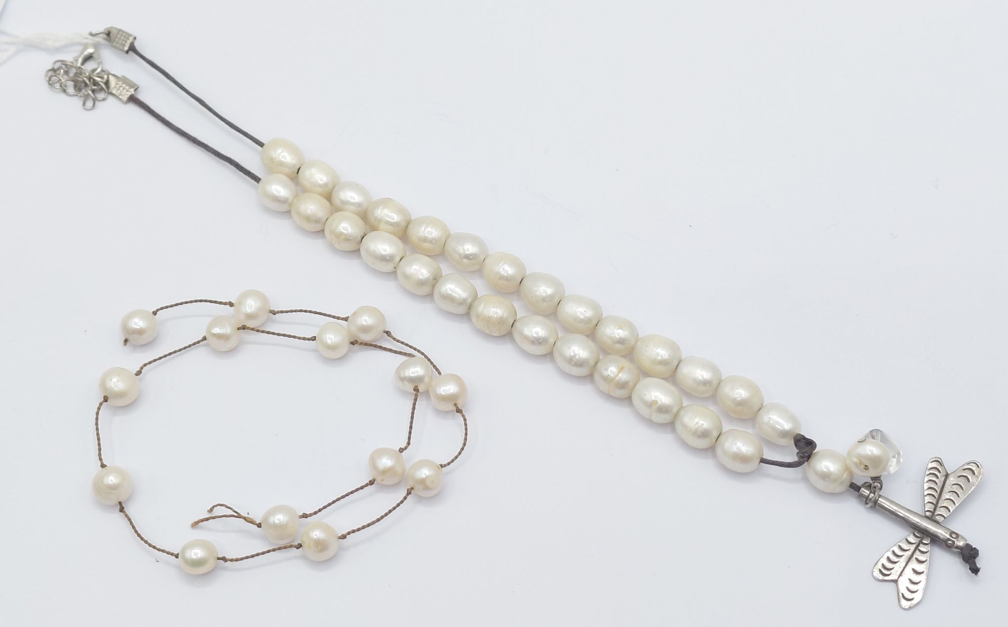 Sterling Silver Pearl Necklace