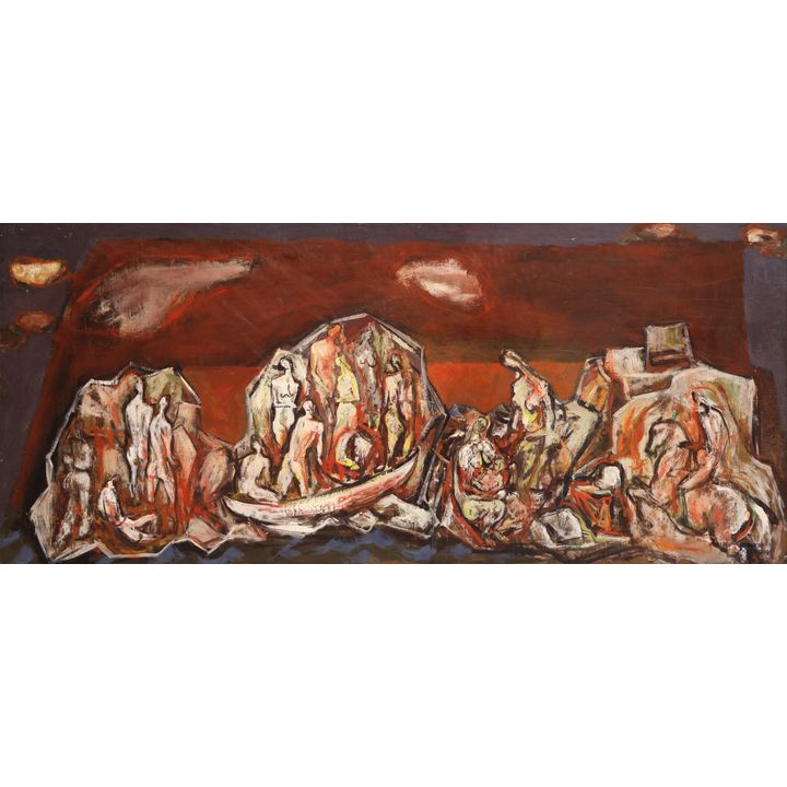 Kenneth Callahan ''Transformation'' 1950 Oil