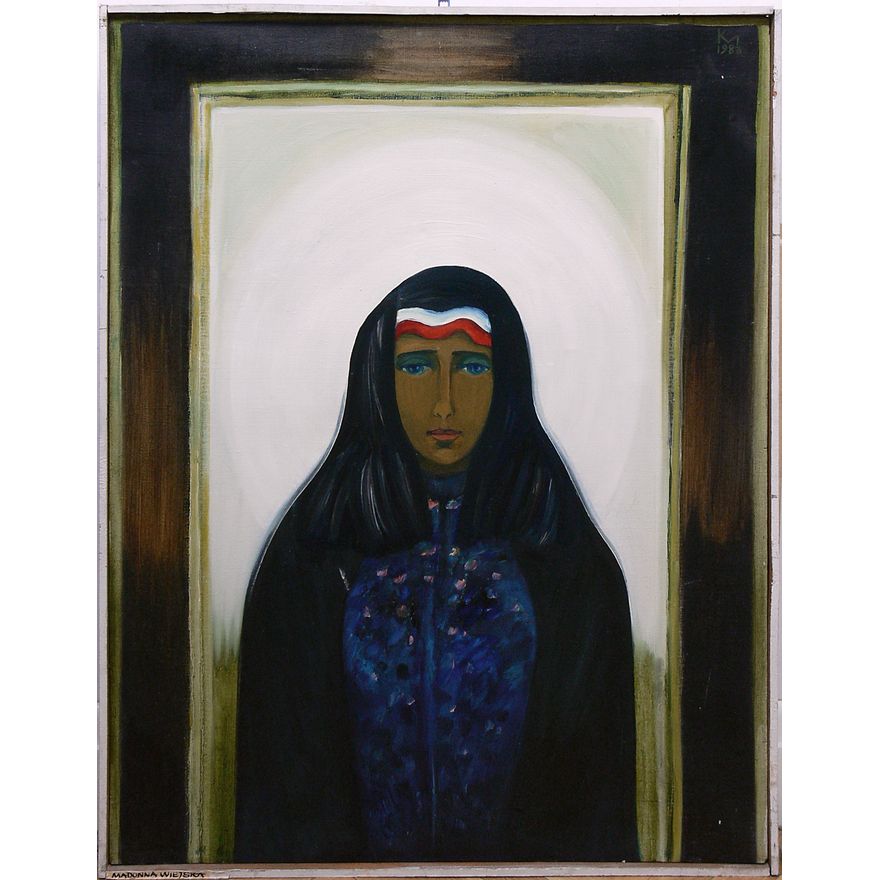 Krzesława Maliszewska-Mazurkiewicz | Z cyklu Madonny Polskie - Wiejska Dobrej Rady, 1983 r.