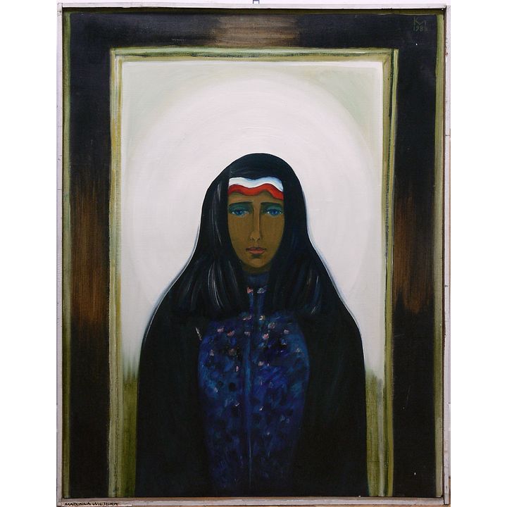 Krzesława Maliszewska-Mazurkiewicz | Z cyklu Madonny Polskie - Wiejska Dobrej Rady, 1983 r.