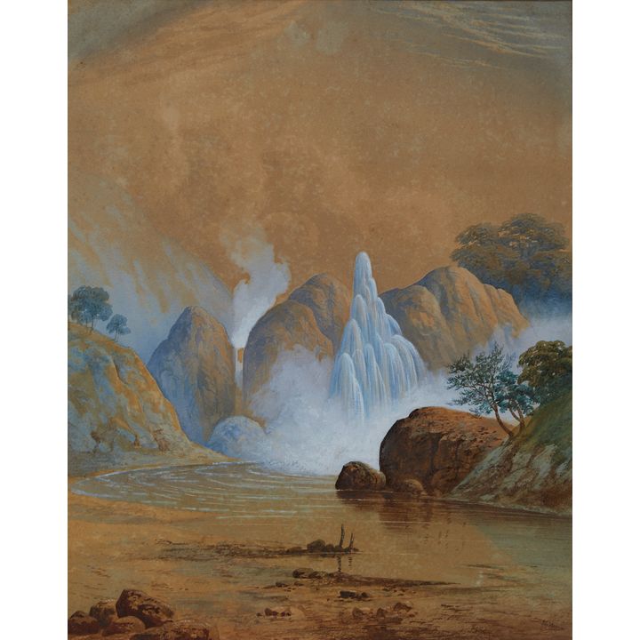 JOHN BARR CLARKE HOYTE, Whakamamu Geyser, Whakarewarewa