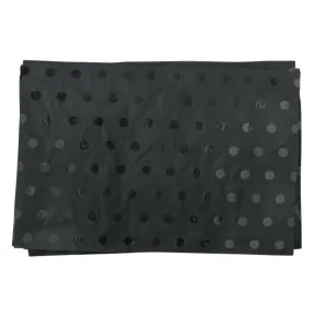Wrapping Tissue Paper 25 Sheets Black on Black Hot Spots How2Recycle certified tissue paper |