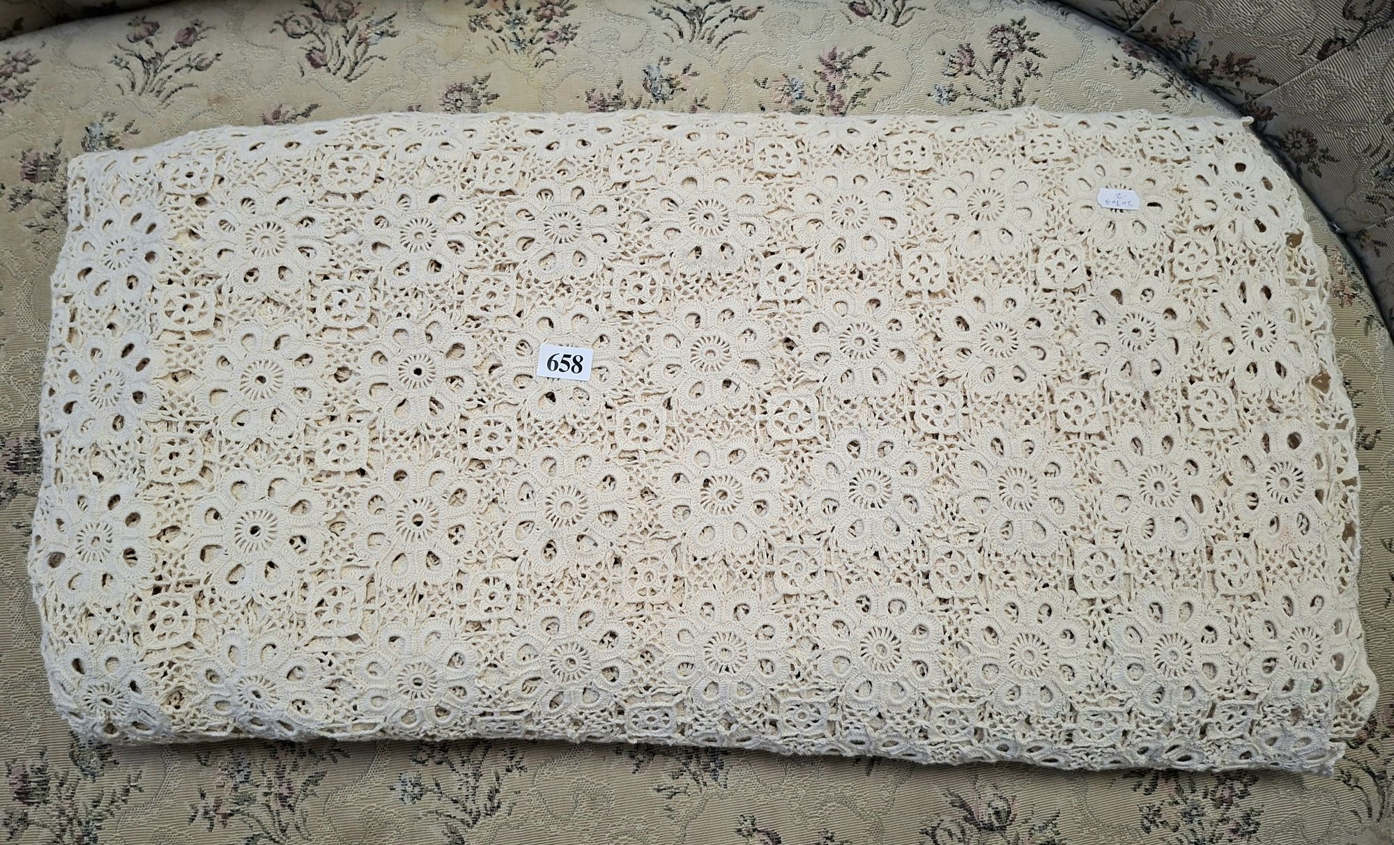 Vintage Crochet Tablecloth