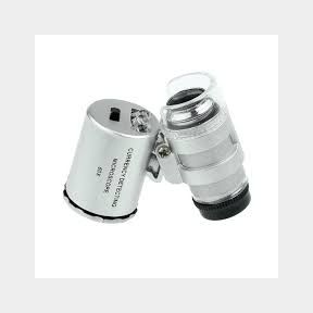 60x Jewelry Magnifier Loupe Glass LED and UV Light - 60x Magnifier Bar 9901049018296 - 51748/19977 SN B2 (S7)