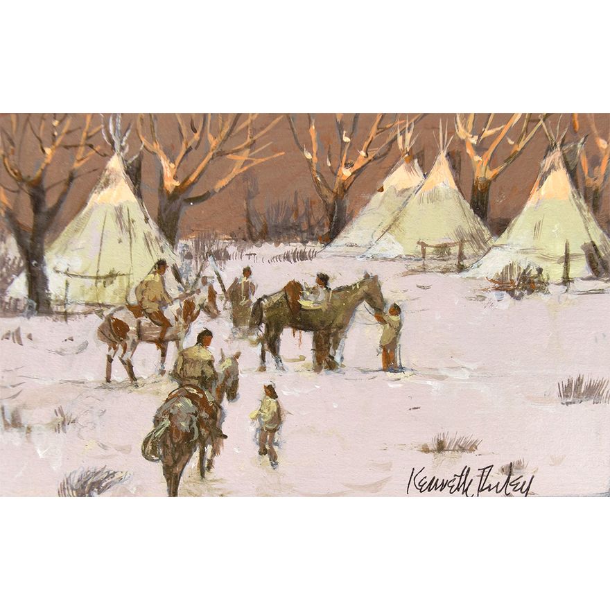 Kenneth Riley (1919-2015), Untitled (Tipis)