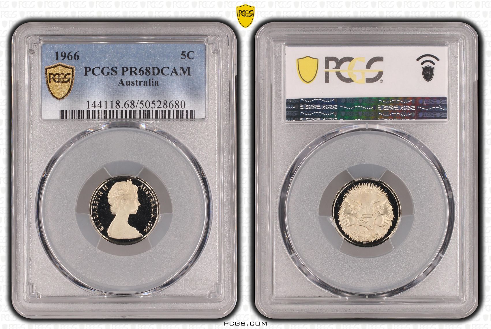 Five Cent, 1966, PCGS PR68DCAM