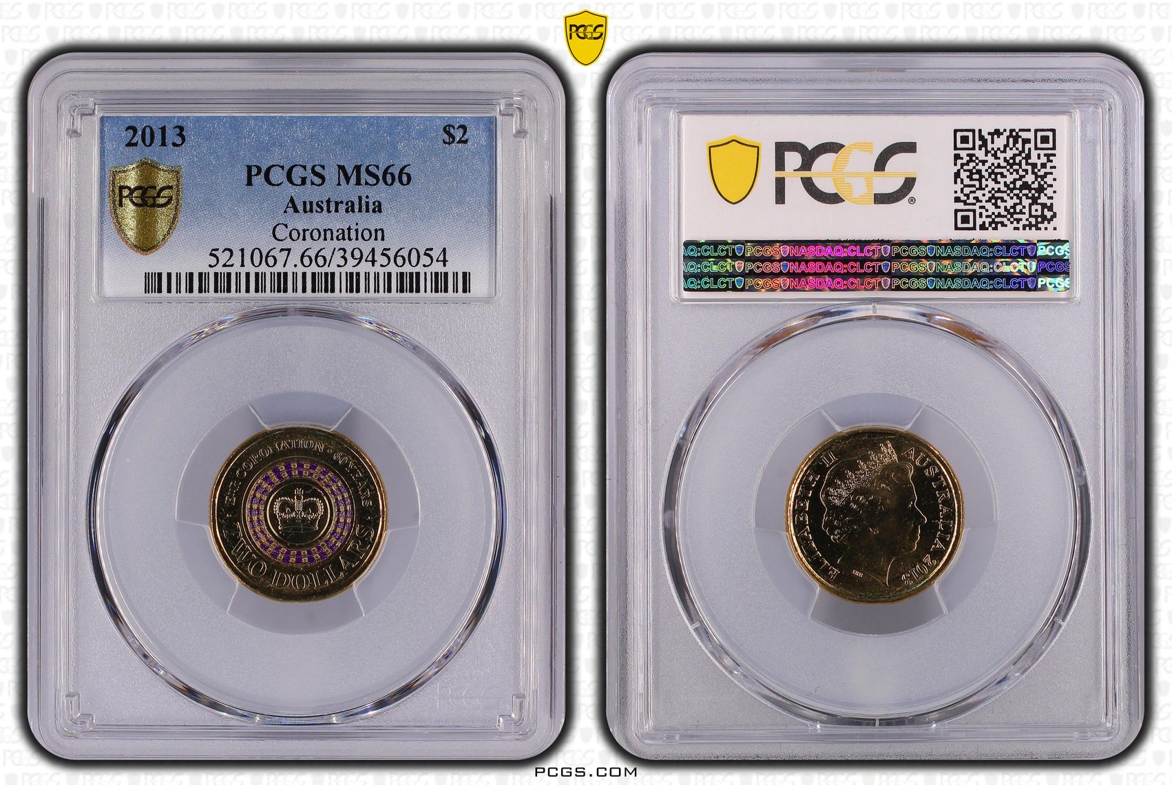 Coronation, Two Dollar, 2013, PCGS MS66
