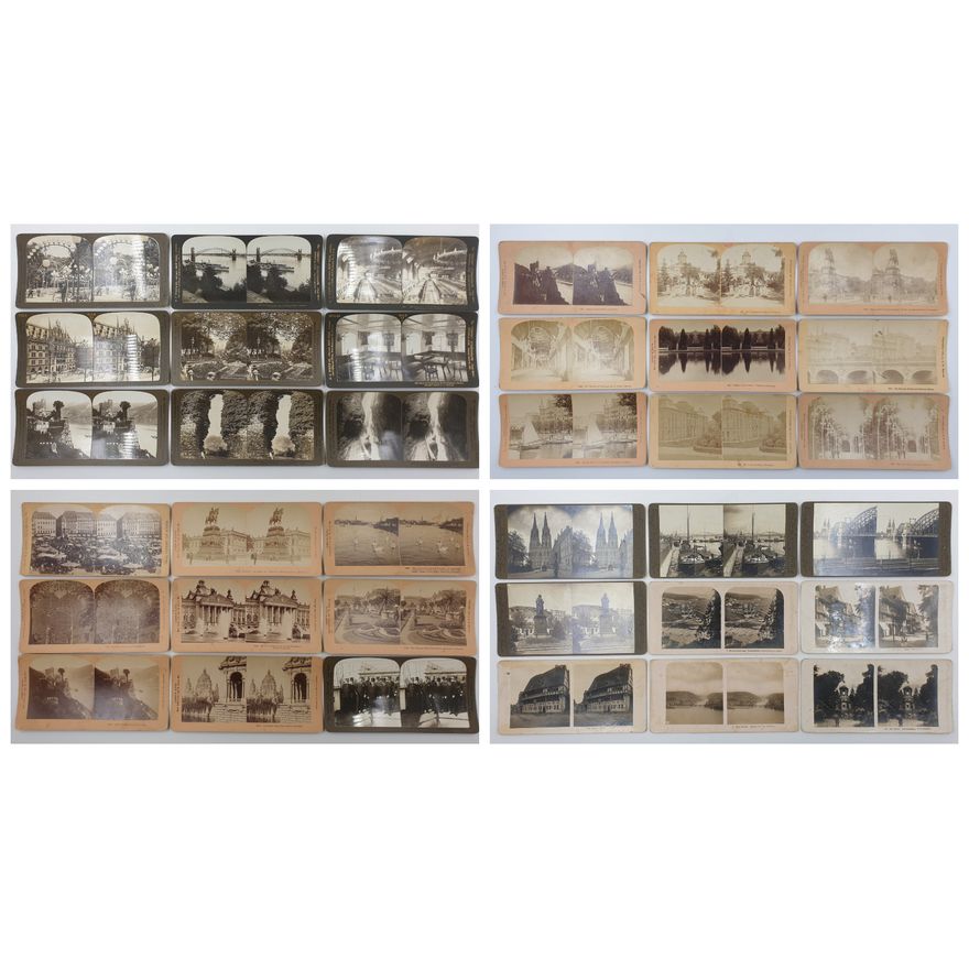 Stereograph Cards - German (x36)