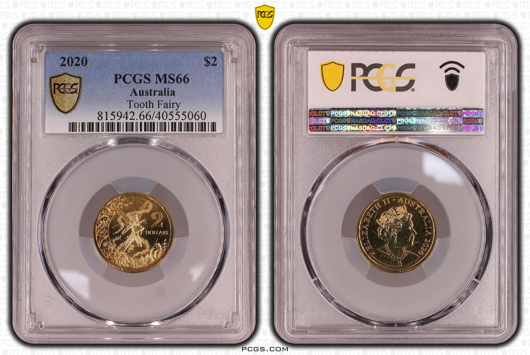 Tooth Fairy, Two Dollar, 2020, PCGS MS66