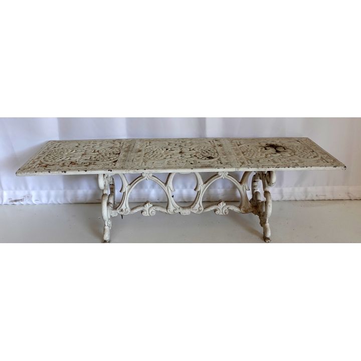 CAST METAL COFFEE TABLE