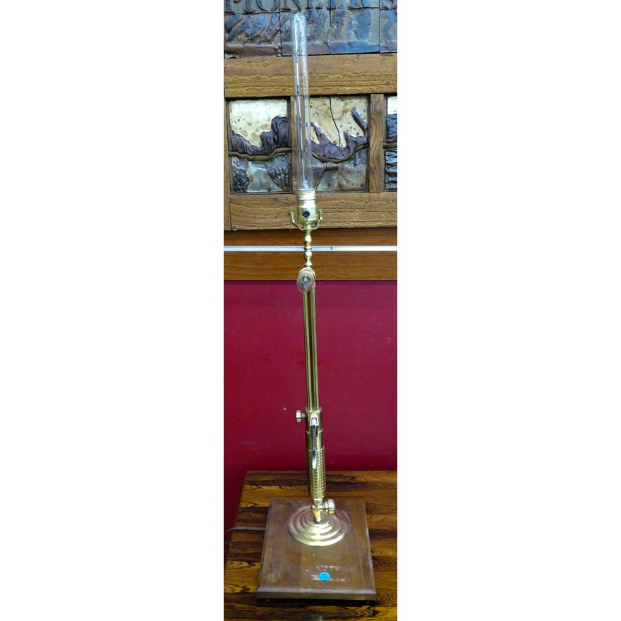 Mid Century Brass Welding Torch Table Lamp 38''x10''
