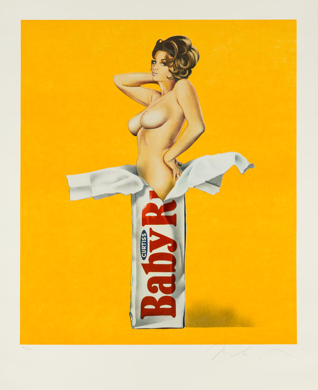 Mel Ramos
(American, 1935-2018)
Baby Ruth, 1981