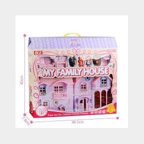Time2Play Family Doll House Play Set -50599/4039 B3 (S5)
