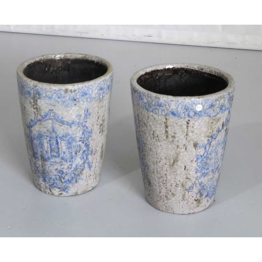 PAIR OF CERAMIC VASES