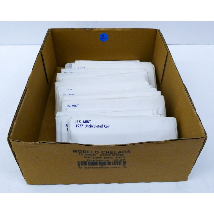 Box 20pc US Uncirculated Coin Sets 1977-1981