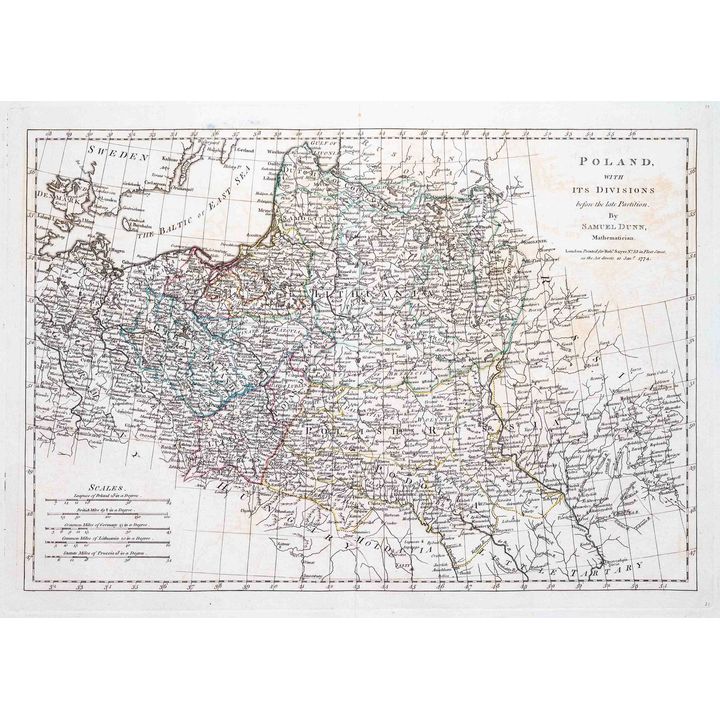 Samuel Dunn | Poland with its Divisions before the late Partition