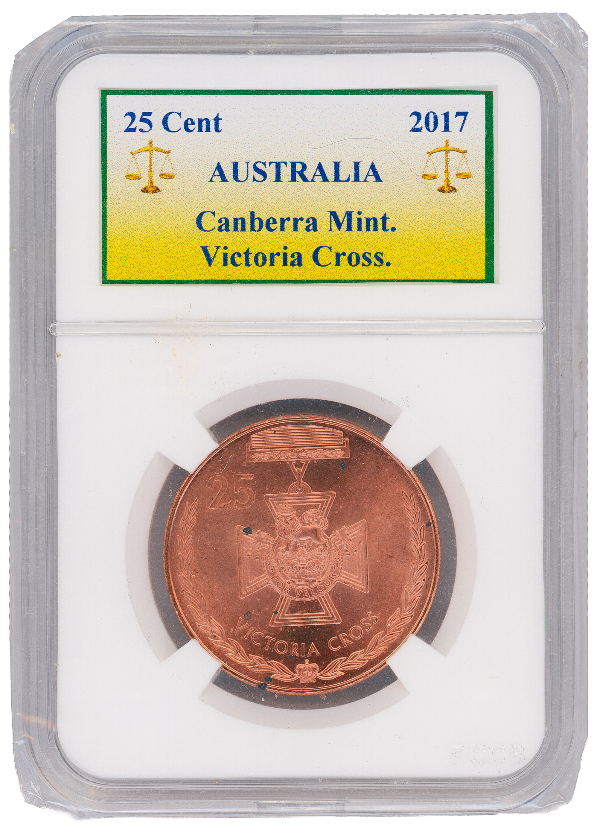 339 · Victoria Cross, Twenty Five Cent, 2017,