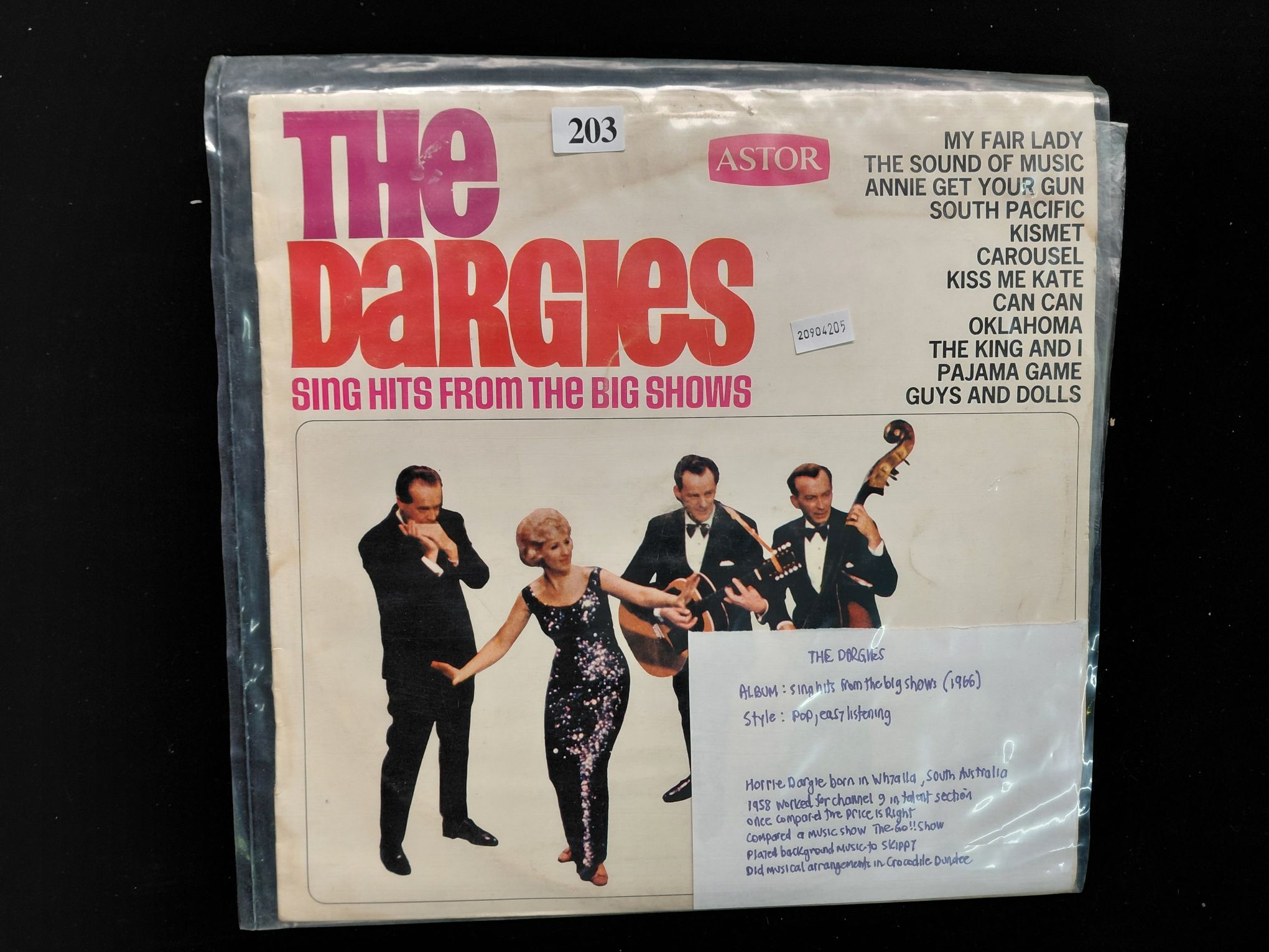 203 · THE DARGIES