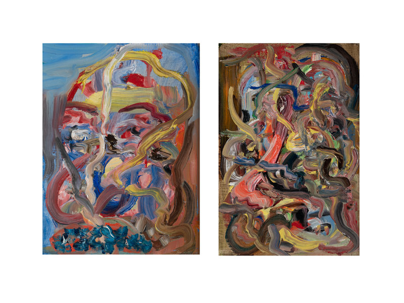 Jim Lutes 
(American, b. 1955)
Untitled and Untitled, 1992